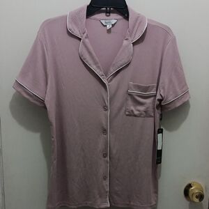 Orchard Pink Short Sleeve Pajama Top